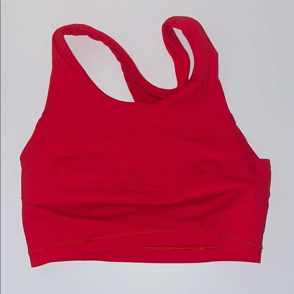 Lululemon red sports bra
